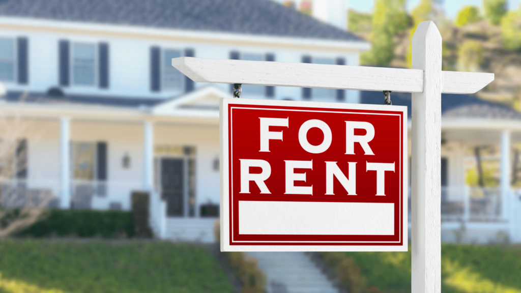 A nicely-maintained rental property.